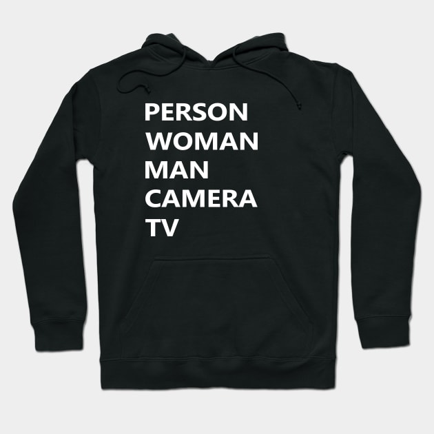 person, woman, man, camera, tv Hoodie by mohazain